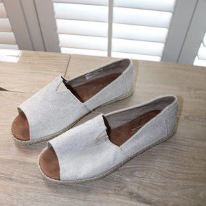 Toms Stucco Open Toe Flats